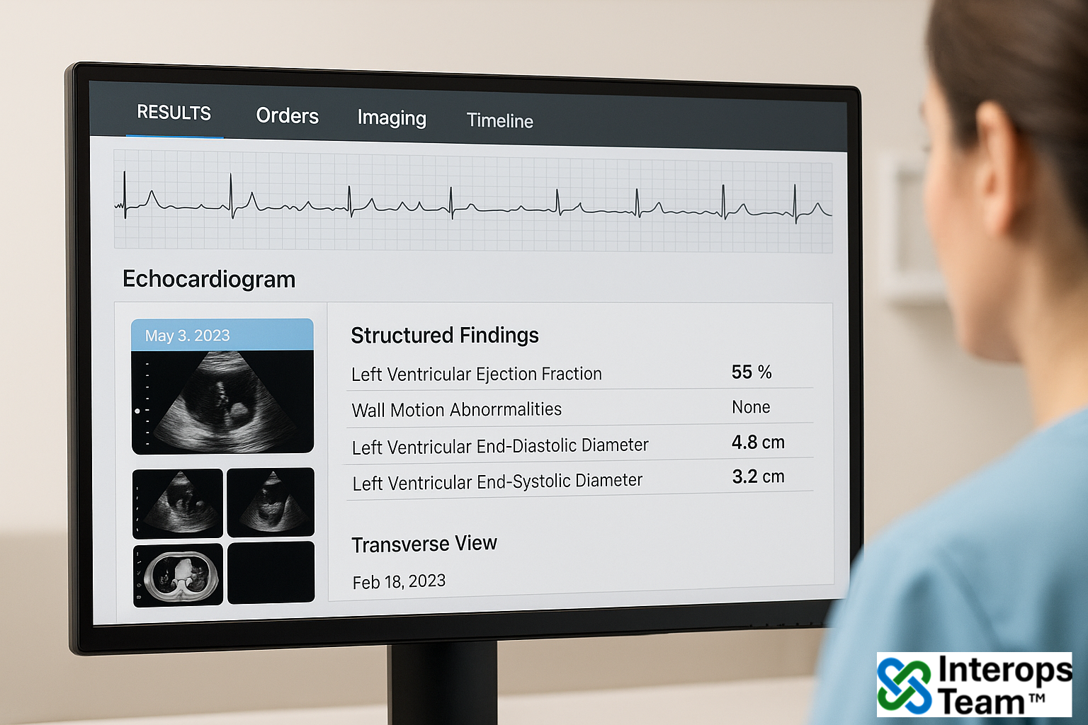 Cardiology Results & Imaging Viewer(EMR Embedded)
