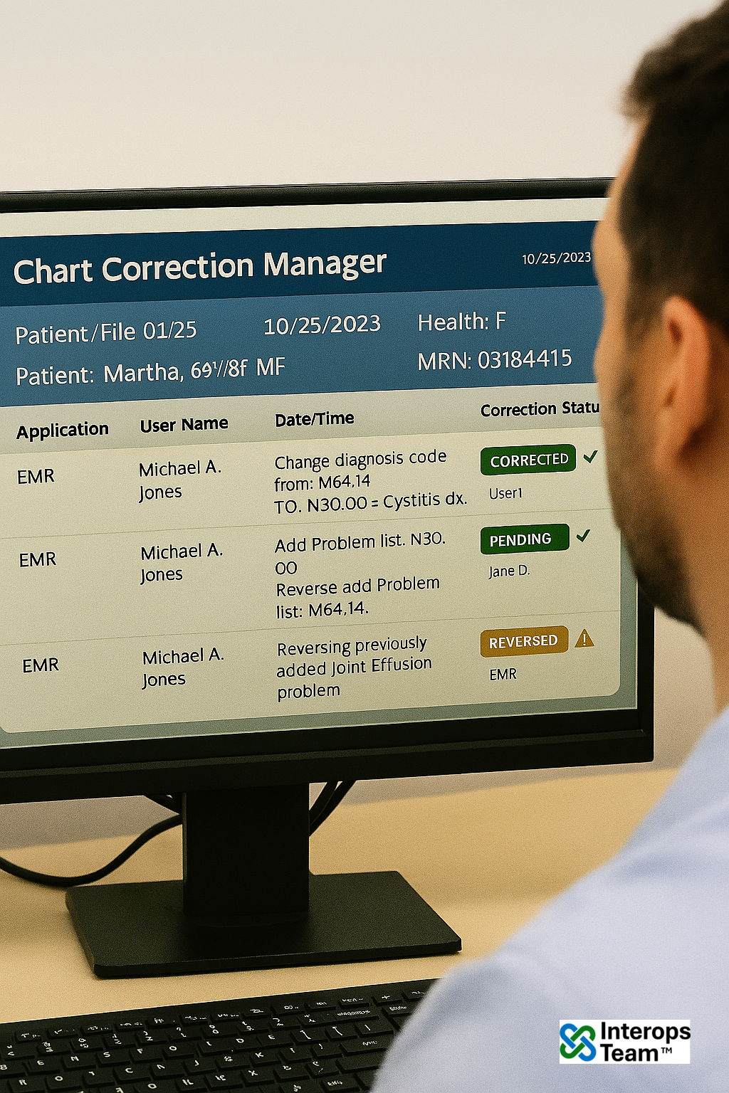 Chart Correction Manager