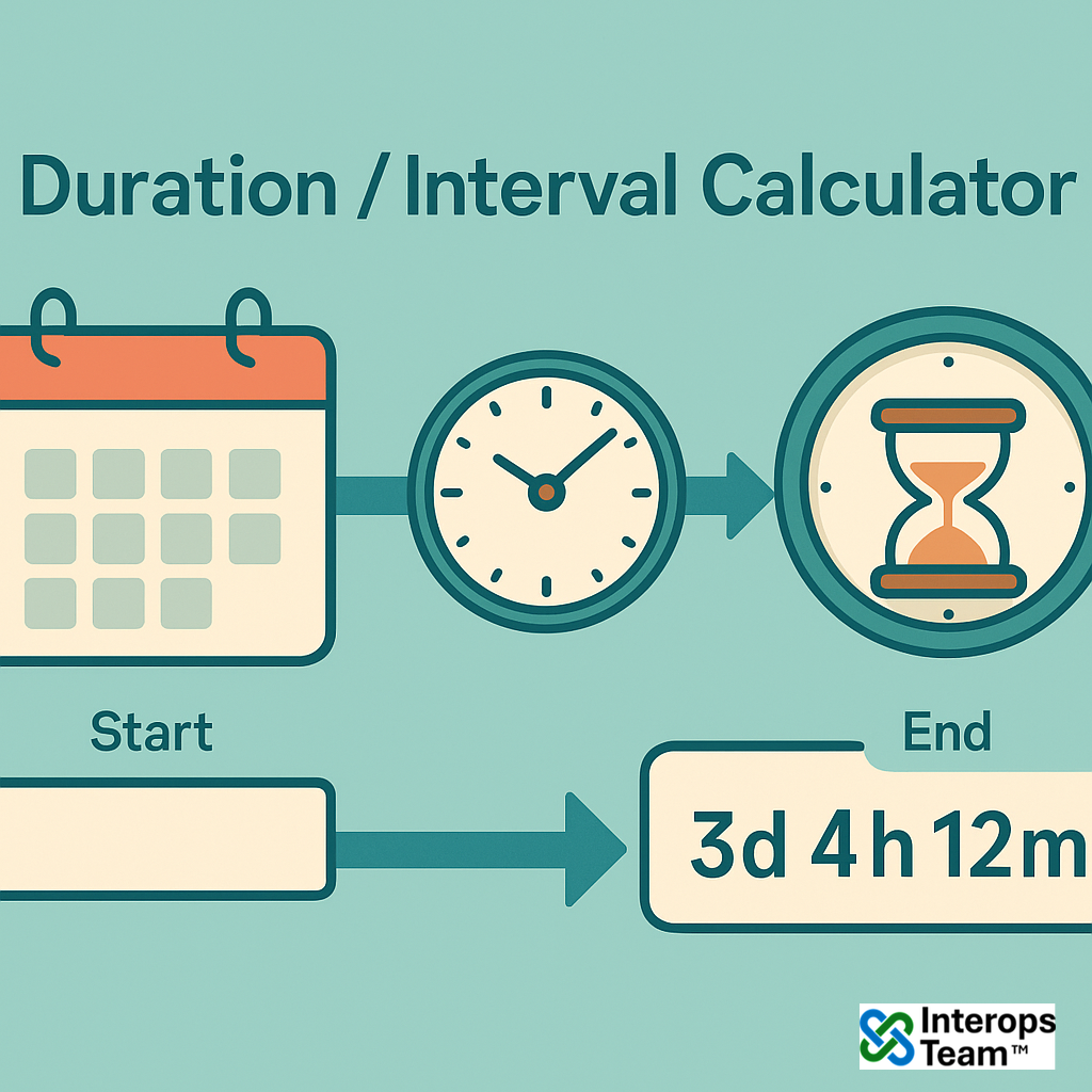 Duration / Interval Calculator
